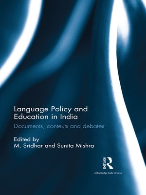cover image of Language Policy and Education in India